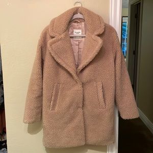 Abercrombie teddy coat, small